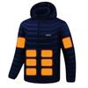 Men's  Four  Constant Temperature  Intelligent  Fever  Hooded Hood  Cotton-padded Jacket  Coat