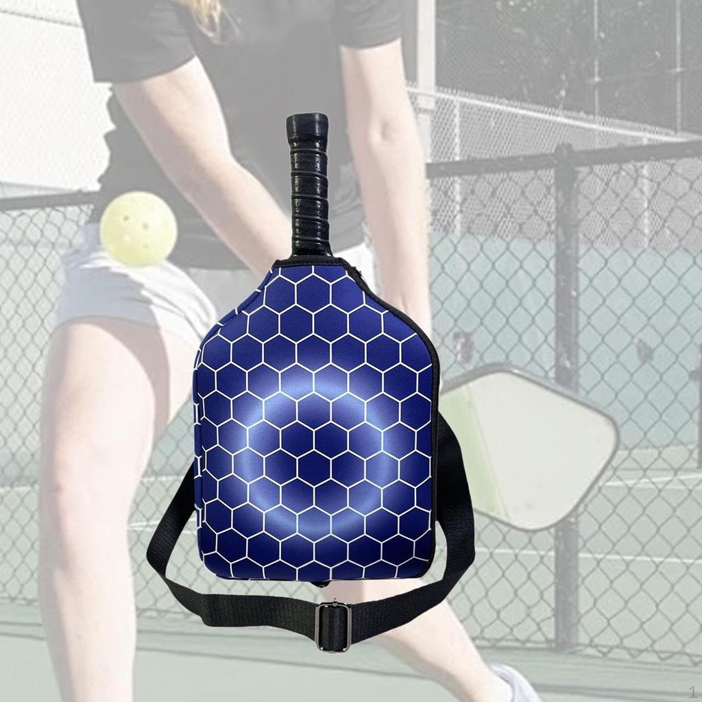 Neopren Paddle Cover Staub Organizer Universal Zipper Pickleball Kopf Schläger Schutz