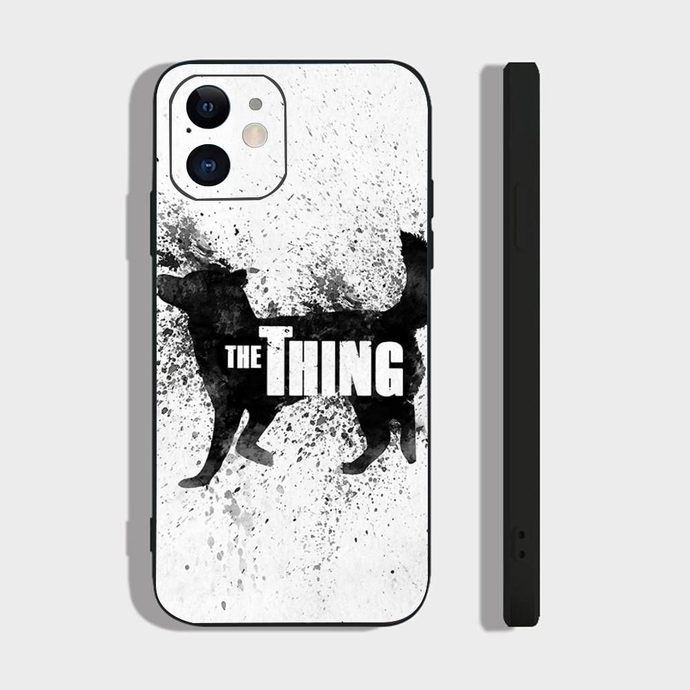 The T-Thing - John Carpenter Thriller Movie Phone Case For IPhone 17 Air 16 15 14 13 Pro Max 11 12 Black Silicone Cover
