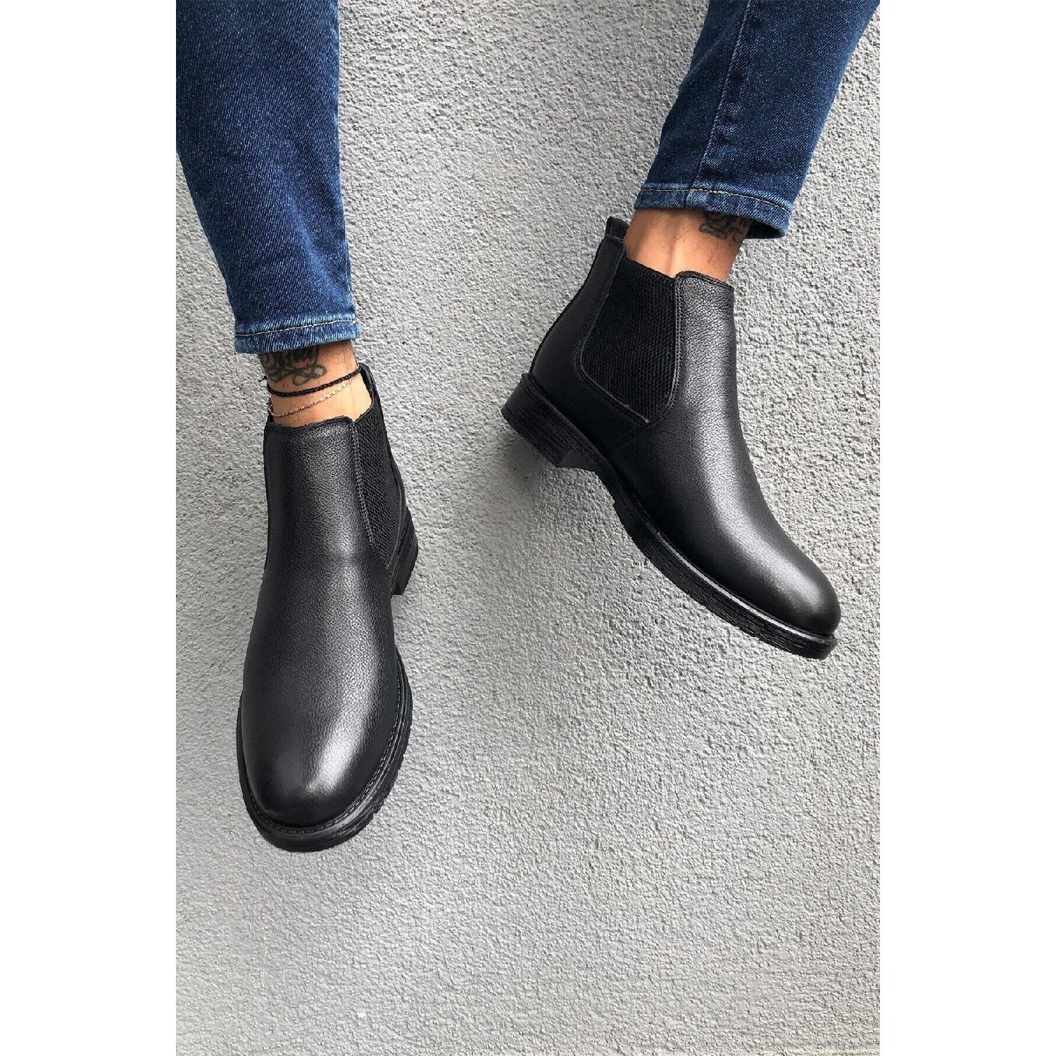 

Шкіряні чорні чоловічі черевики челсі Madm70chelsea 41 чорний