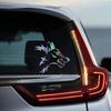 1PC S/M Wolf Head Beast Personality Car Stickers Car'S Reflective Stickers Bumper Decoration Motorcycle Waterproof Window Glass