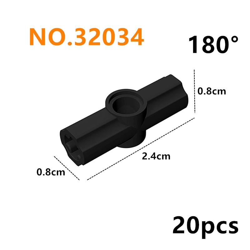 Building Blocks DIY Technical Parts Axle Pin Connectors 32034 32015 32014 2853 3713 57515 14720 87082 MOC Bricks Educational Toy