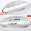 8Pcs Car Door Bowl Handle Protective Sticker Anti-collision Strip For Toyota Rav4 Yaris Camry Land Corolla CHR Hilux Auris Aygo