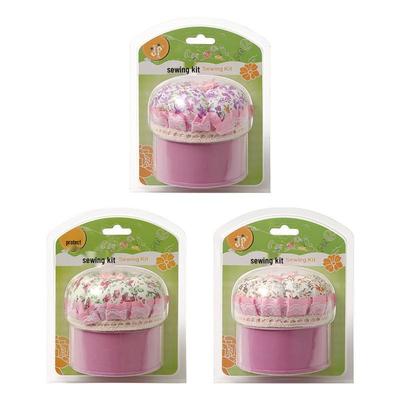 Needle and Thread Kit with Fabric Holder and Iron Storage Box for Sewing DIY Tools