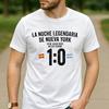 10 Spanien gegen Argentinien Grafikdruck Baumwoll-T-Shirt Unisex Unisex Unisex Rundhalsausschnitt Kurzarm Sportspiel Streetwear Tägliche Oberteile