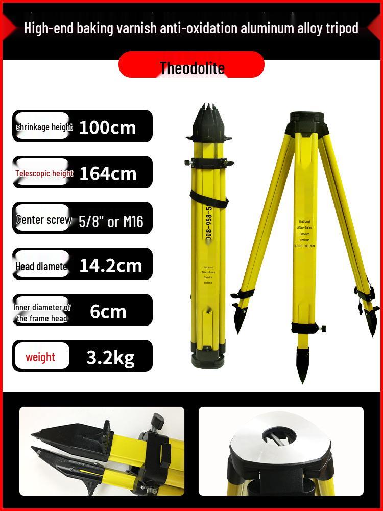 Total Station Tripod: Theodolite & Level Holder, Survey Instrument Accessory