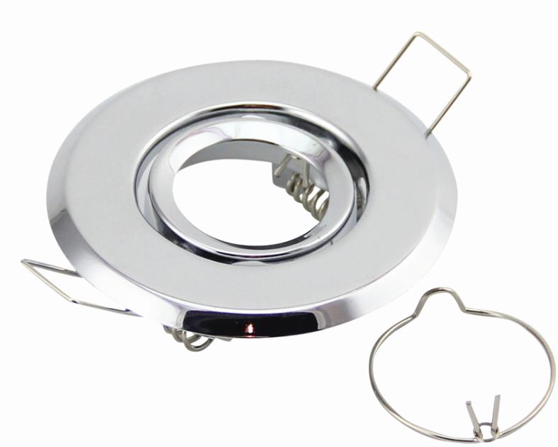 High Quality MR16 GU10 Bulb Holder Recessed LED Spotlights Frame Adjustable Ceiling Light Led Holders Cutout 45mm