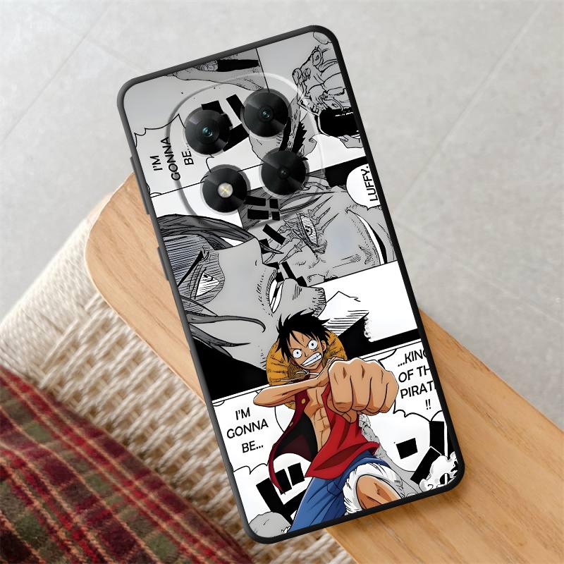 One Piece Comic Zoro Case for Xiaomi Redmi Note 7 8 12s 9 10 11 12 Pro 11s 9S 10S 13 14 Pro Plus Black Soft Phone Cover
