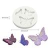 Fondant Moulds Chocolate Molds Baking Moulds 3D for Butterfly Shaped Silicone Material 2 Styles for Home Kitchen Baking
