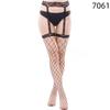 Oversize Womens Black Garters Belt Fishnet Stocking Pantyhose Plus Large Size Female Tight High Leggings Lingerie Tights 5Xxxxxl
