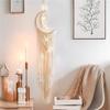 AEE4-Moon Star Dream Catcher Metal Hoop Rings Circle Macrame For DIY Craft Dream Catcher Making Home Wall Hanging Decoration