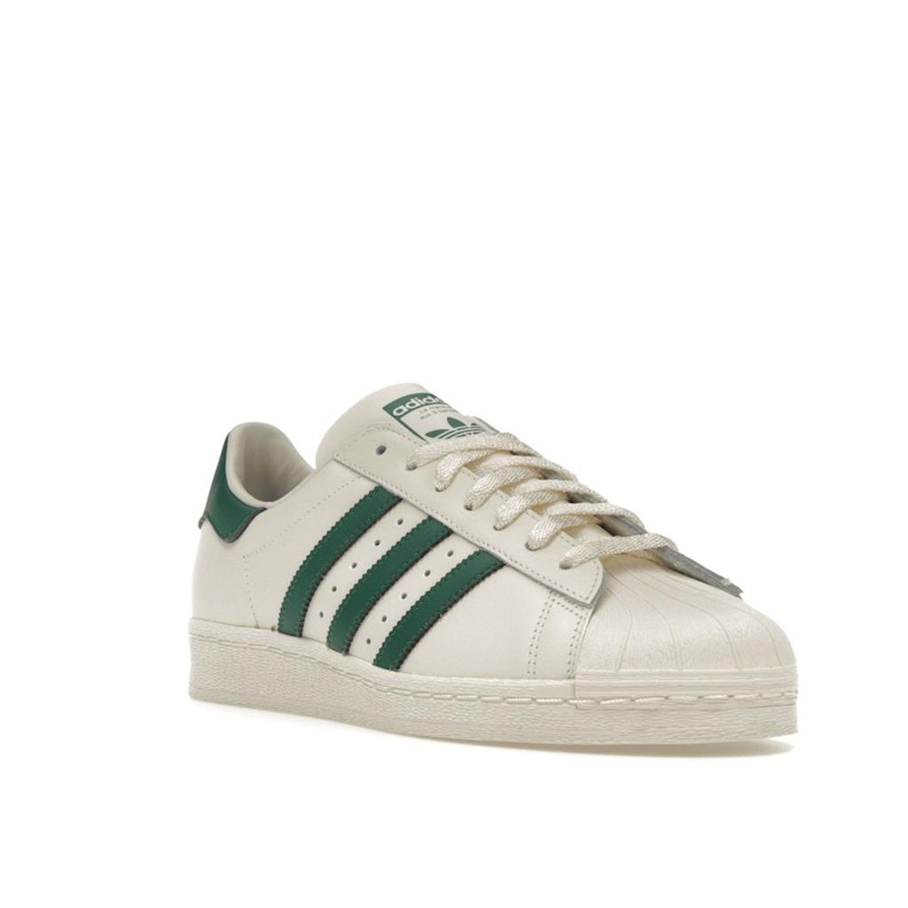 Adidas Superstar 82 White Dark Green Unisex Sneakers Cloud-White Off-White GW6011