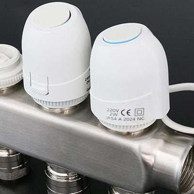 Actuator Termic Electric 220V Ventil Radiator Încălzire în Pardoseală Normal Închis Cap Ventil Separator Apă Ușor de Utilizat