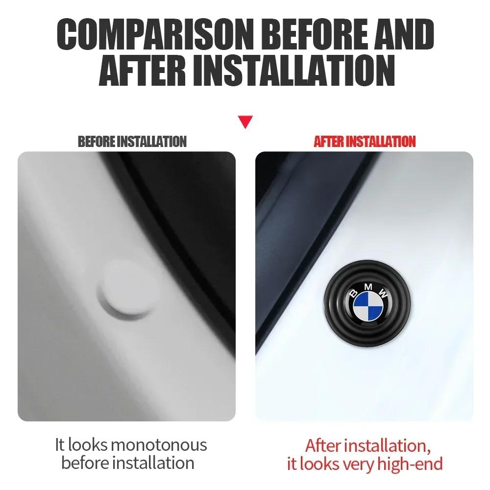 10Pcs Car Anti-Noise Sticker Door Trunk Shockproof Crashproof Buffer For BMW F34 F07 F06 F10 F30 F25 F26 F48 F39 E71 E70 F44 F35 XB5