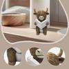 Highland Cow Figurine Collection Art Crafts Resin Creative Bath Decor Decorative Statue for Shelf Cabinet Office Desk Bookshelf