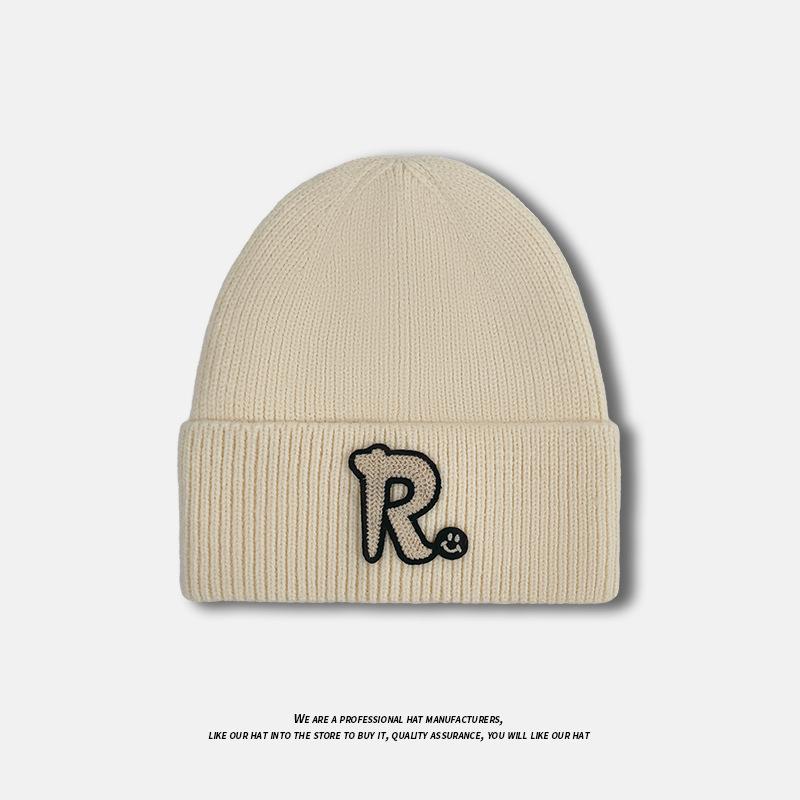 Autumn and Winter Hats for Women Warm Ear Protection Pullover Knitted Woolen Hats Casual and Versatile Baotou Cold Hats for Men