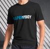 Men's and Women's T-shirts Diaper Boy Blue White