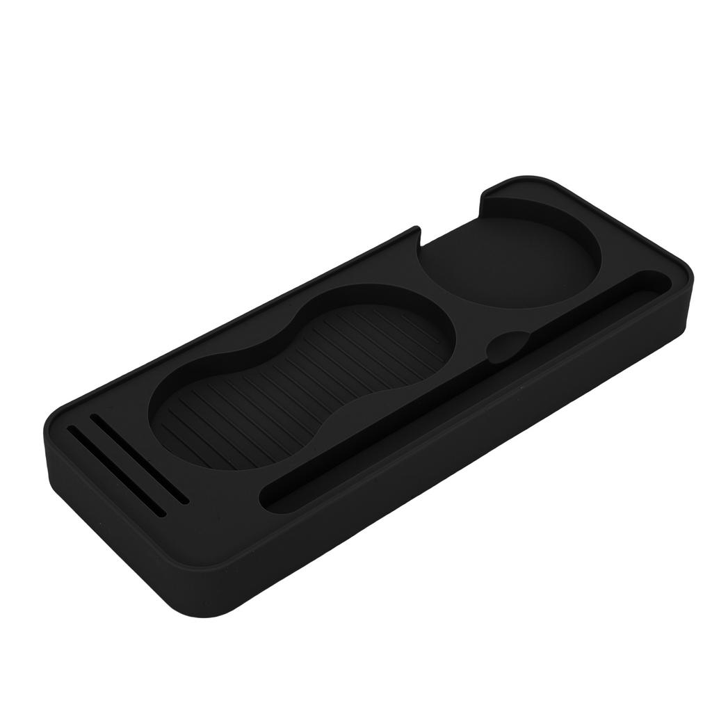 Coffee Tamper Mat Silicone Tamping Pad for Portafilter Tamper Distributor Brush Puck Screen Water Proof Heatproof Tamp Station for Counter