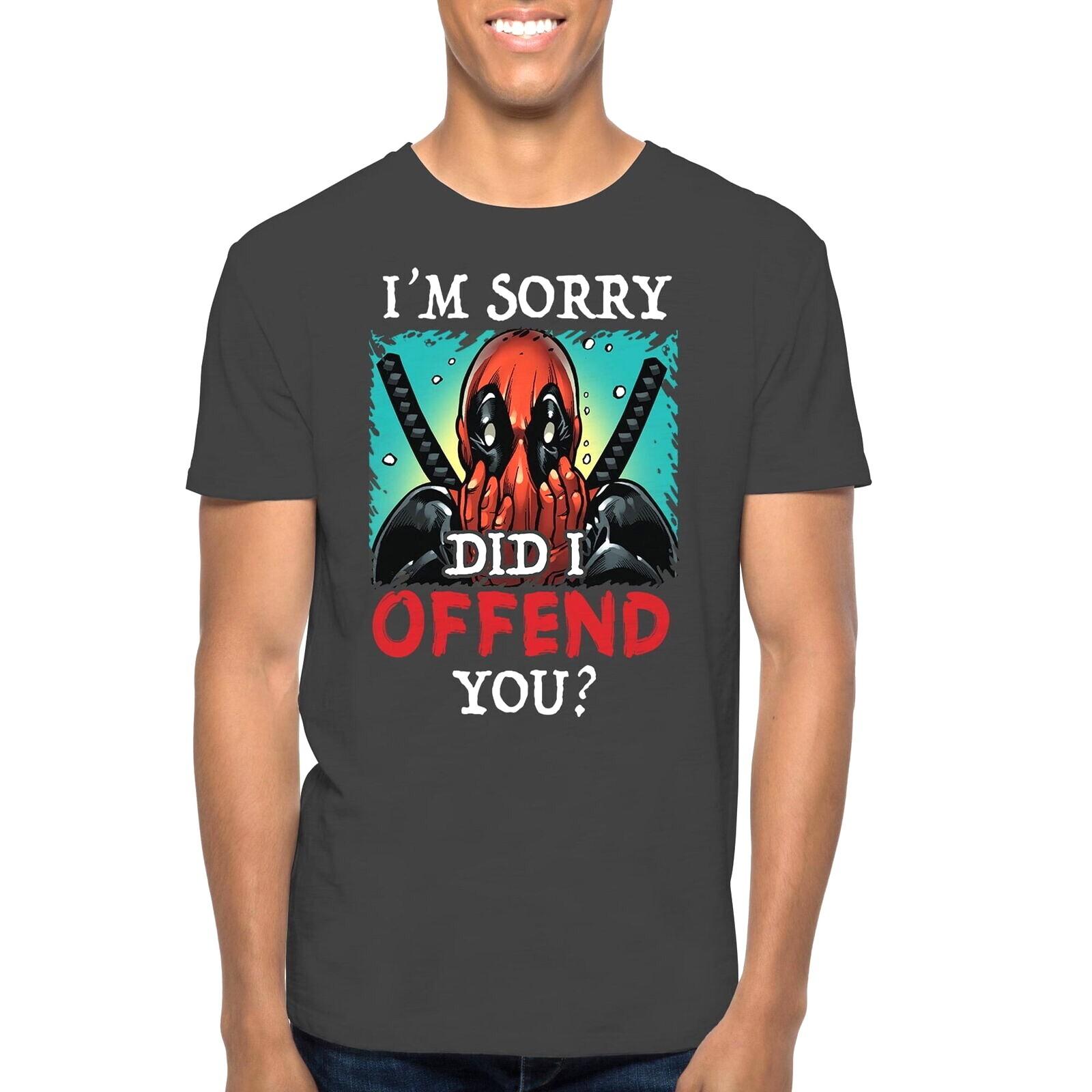 26 Marvel Comics Movie Deadpool I m Sorry did I Offend You? Tee Shirt New Unisex T-Shirt M