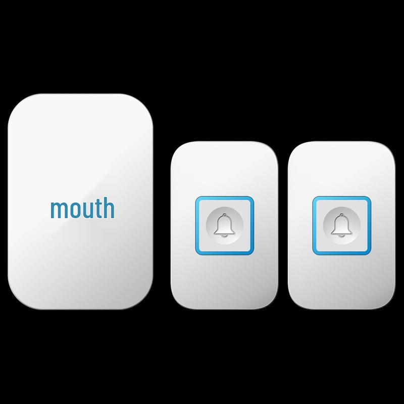 Smart Wireless Doorbell Set with Elderly Call Button - Digital AC Doorbell for Home Model 1