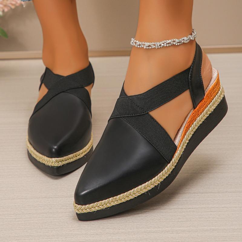 Wildleder Einfarbig Damen Schuhe Frühling 2025 Lässig Spitz Zehenbereich Neu Dicke Sohle Einzelner Schuh Bequem Leichtgewicht Weiche Sohle Schuhe