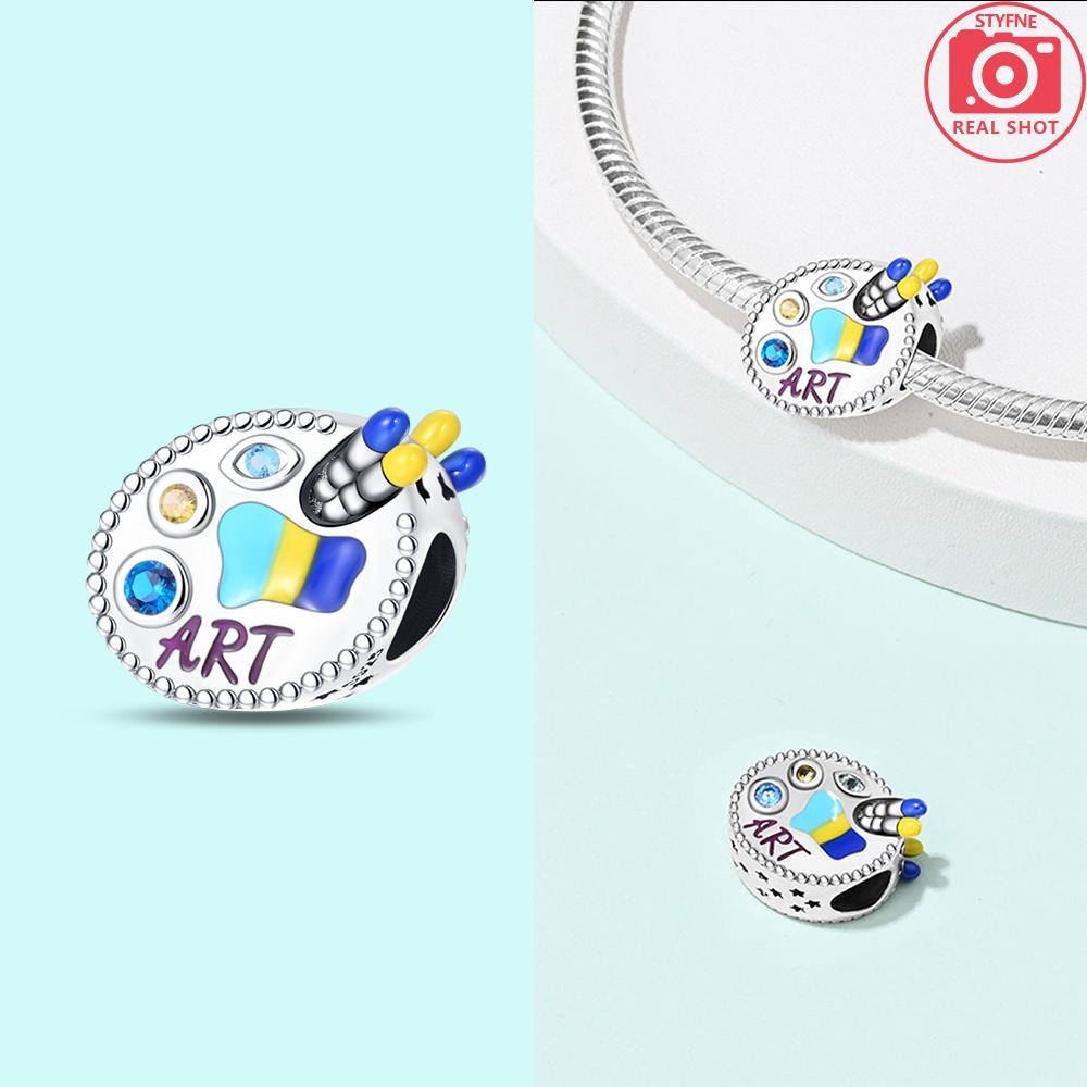 Copper Blue Heart Game Console Camera Football T-Shirt Charm For Original Bracelet Woman Girl Jewelry