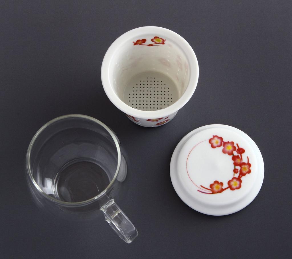 Toyo Ceramics Stylish Mug, February, Plum Blossom