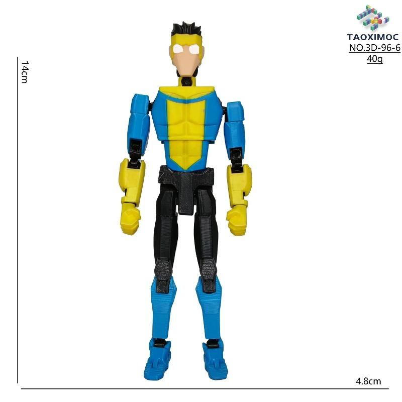 3D Printed Articulated Mark Universe Assembly Model Desk Figurine Toy For Kids Teens Collectors Birthday Gift Home Office Decor