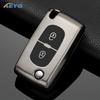 Car Tpu Key Case Cover For Peugeot 107 206 207 307 308 406 For Citroen Xsara Picasso C2 C3 C4 C5 C6 C8 2/3 Buttons Accessories