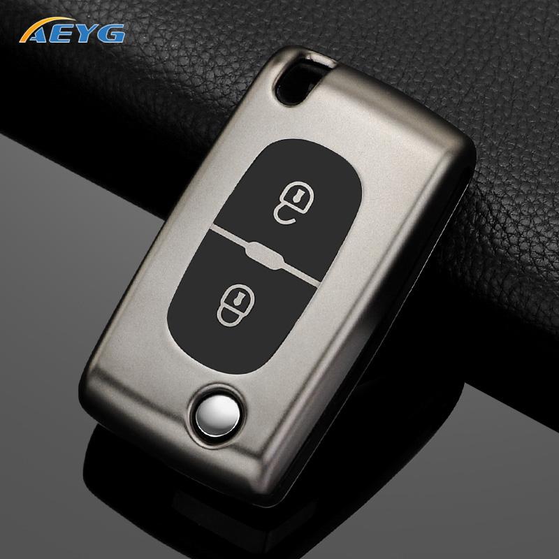 Car Tpu Key Case Cover For Peugeot 107 206 207 307 308 406 For Citroen Xsara Picasso C2 C3 C4 C5 C6 C8 2/3 Buttons Accessories