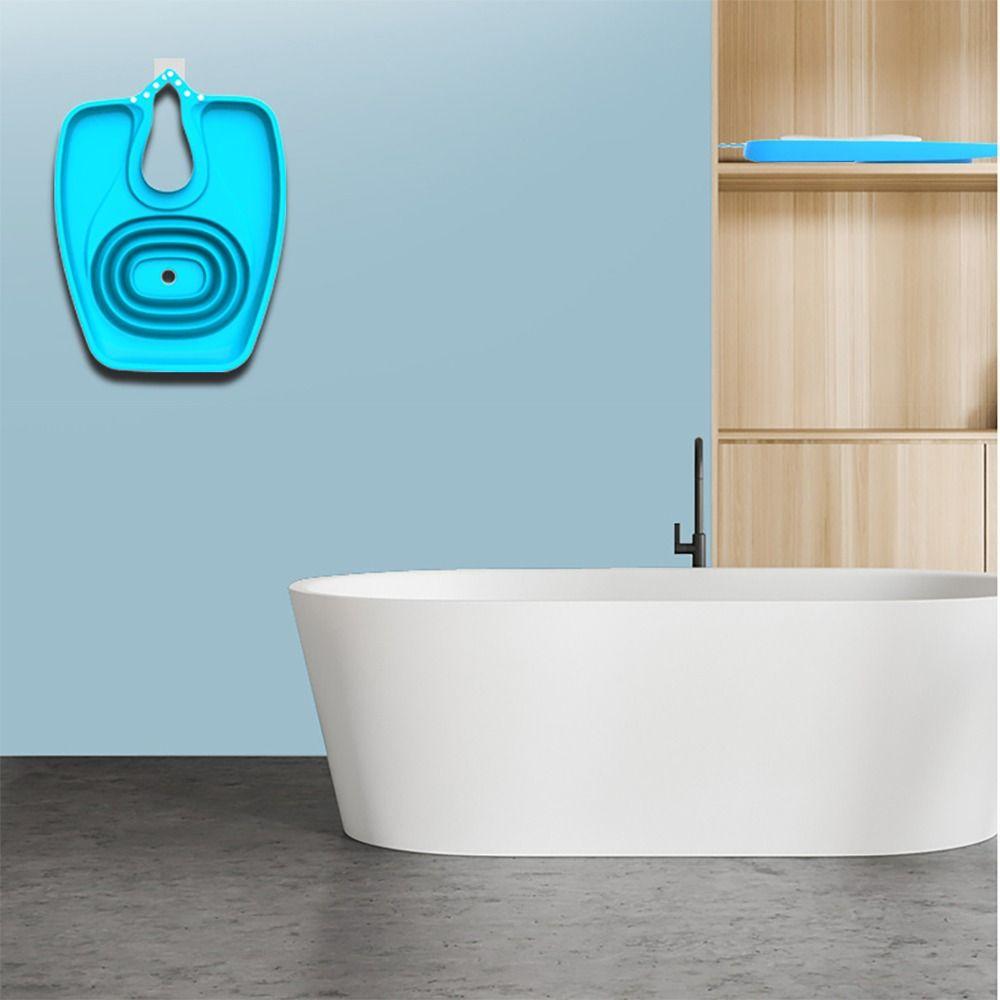 Foldable Hair Washing Basin Portable No Lying Down Backwash Tray Adjustable Neck Strap No Bending Hair Washing Tray Home