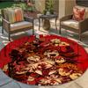 Gachiakuta Anime Round Area Rug,Carpet Rug for Living Room Bedroom Sofa Playroom Decor,Non-slip Floor Mat Q0014