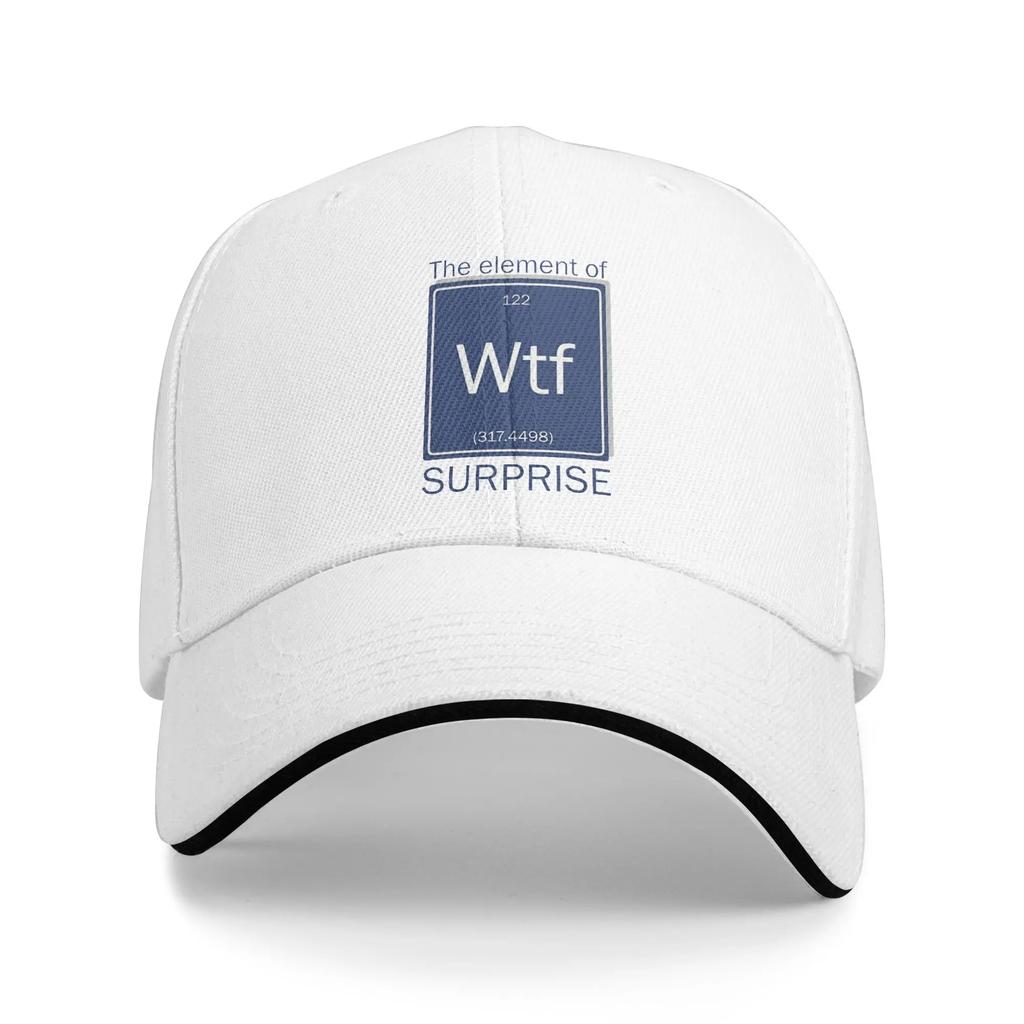 Adult FUNNY PERIODIC TABLE AH THE ELEUnisexT OF SURPRISE Sandwich Hat Outdoor Baseball Caps Sun Hats Adjustable Fishing Hat