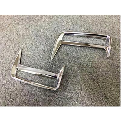 Auto Side Rear Tail Fog Lamp Cover Trim For Toyota Noah Voxy Car Black Fog Light Frame Abs Chrome Car Exterior Accessories