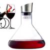 1500ml Crystal Glass Wine Decanter With Built-in-Dispenser Handheld Wine Aerator Bottle For White And Red Wine