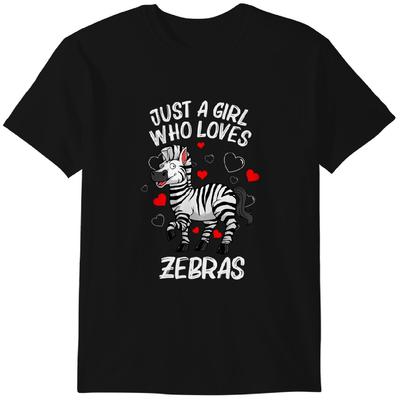 Zebra T-shirt Funny Girl Zebra Themed Classic T-shirt