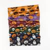 Halloween Themed Headband for Women Stretchy Party Headwear Ghost Pumpkin Spider Web Bat Print Fashion Hair Accessory