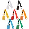 Twelve-Color Solid Mobile Lanyard & ID Card Holder with Key Badge & Bus Pass