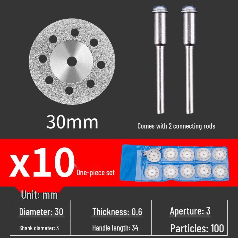 Diamond Blade for Jade, Ceramic, and Glass Cutting - Toothless Saw for Grout Cleaning and Gap Filling with Electric Grinder