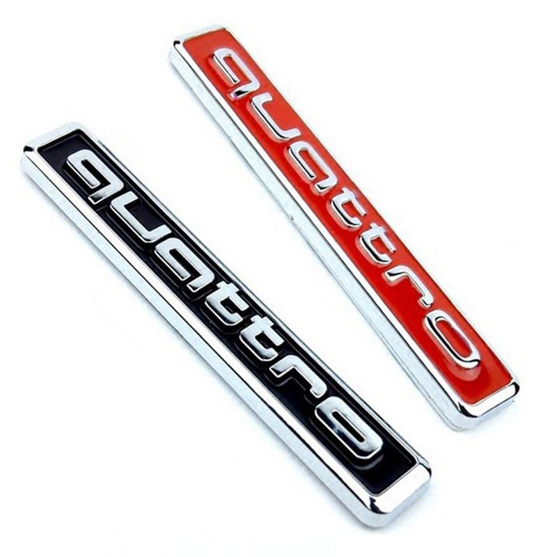 4abs Sticker Buy Metal 3D ABS Quattro Emblem Badge Auto Rear Compartment Car ...