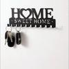 Wall Mounted Key Holder Rack Metal Decorative Key Hooks Organizer for Entryway Storage with Artistic Design