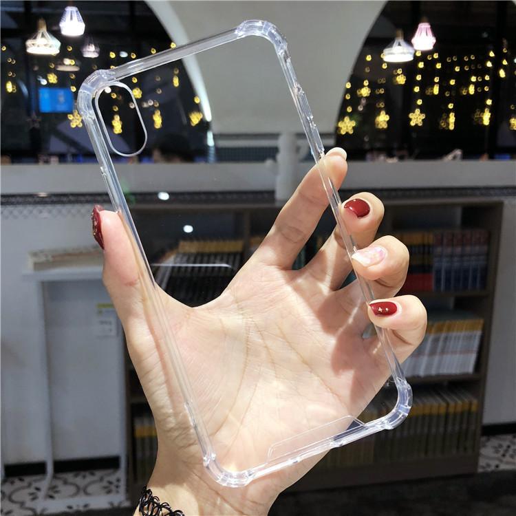 Samsung S11ultra + Transparent Four-corner Airbag Anti-drop Mobile Phone Case A11/A11 All-inclusive Soft Edge Protective Case