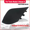 Front Bumper Tow Hook Eye Cover Cap For Tesla Model X Model S 2015- OEM 1057056-00-D 105705600D Replacement Car Accessories