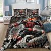Kamen Rider Geats Set Biancheria da Letto Singolo Twin Full Queen King Size Set Letto Adulto Bambino Camera da Letto Copripiumino Set Lenzuolo 3D Anime Set Lenzuolo