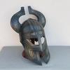 Great Fantasy Helmet With Metal Horns- Knight Larp Costume