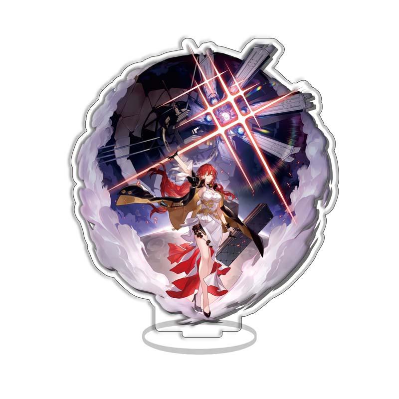 Mezzanine, Milk Tea Acrylic Standing Card, Ornament Game Merchandise 15Cm Desktop Decoration