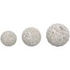 Decorative sculpted ball made of polyester resin