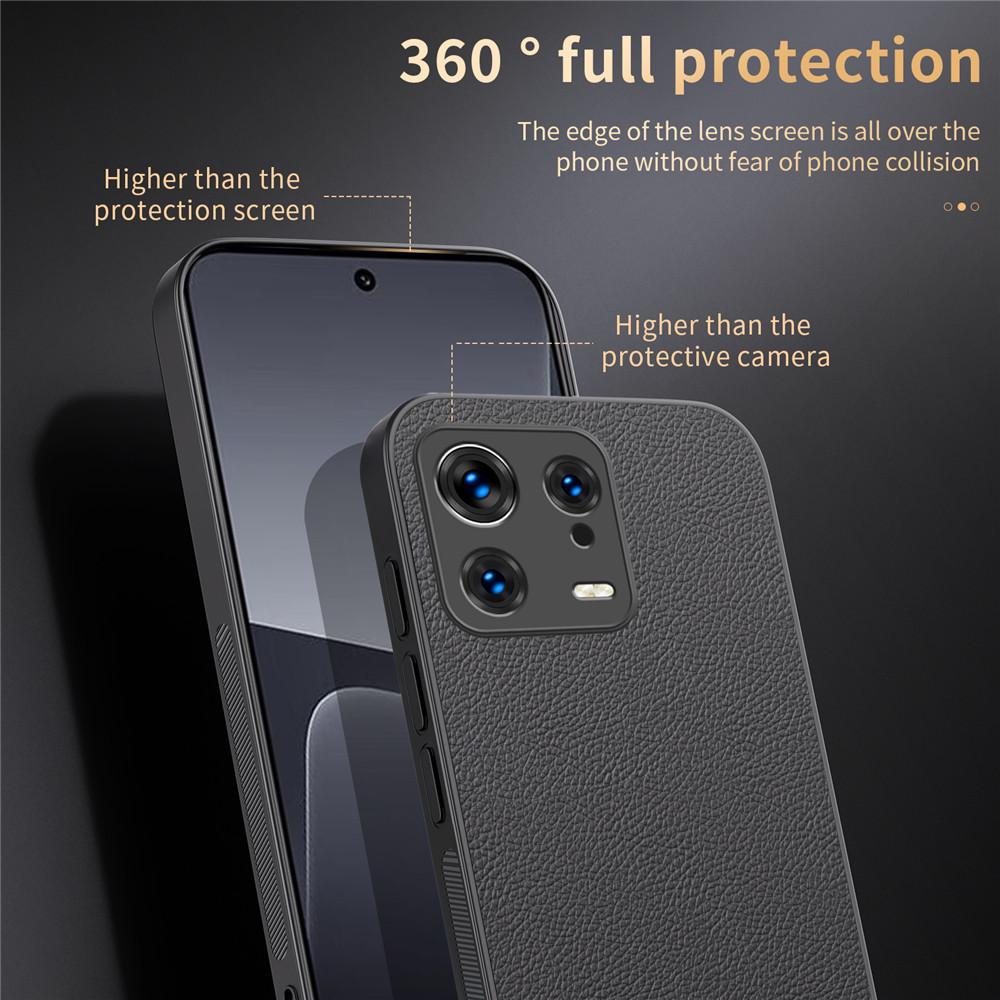 Luxury Business Leather Soft Frame Magnetic Cover For Xiaomi 13 Pro Xiaomi13 Pro Phone Cases Capa