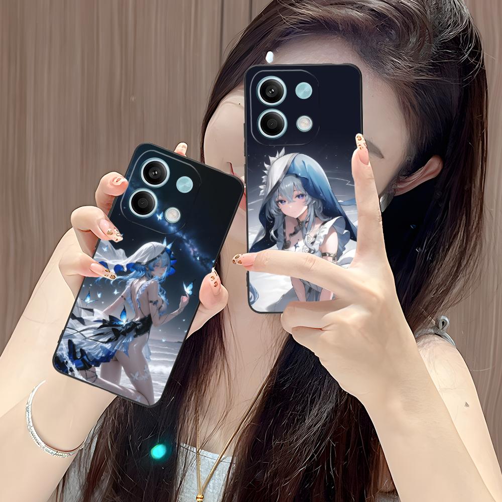 Wuthering Waves Shorekeeper Telefoonhoesje voor POCO M6 M5 M4 M3 X7 X6 X5 X4 X3 F6 F5 F4 Pro GT 5G Kleurprint Cover Mobiele Telefoons