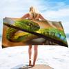 Schlangen Strandtuch Übergröße,Dickes Mikrofaser-Strandtuch,Super saugfähig,Sandfrei,Kühles Bade-Strandtuch für Reptilienliebhaber